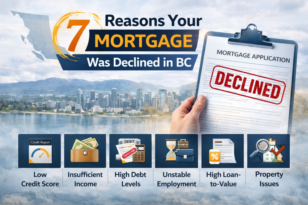 mortgage declined BC