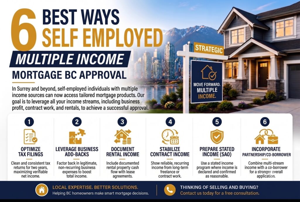 Self-Employed Multiple Income Mortgage BC